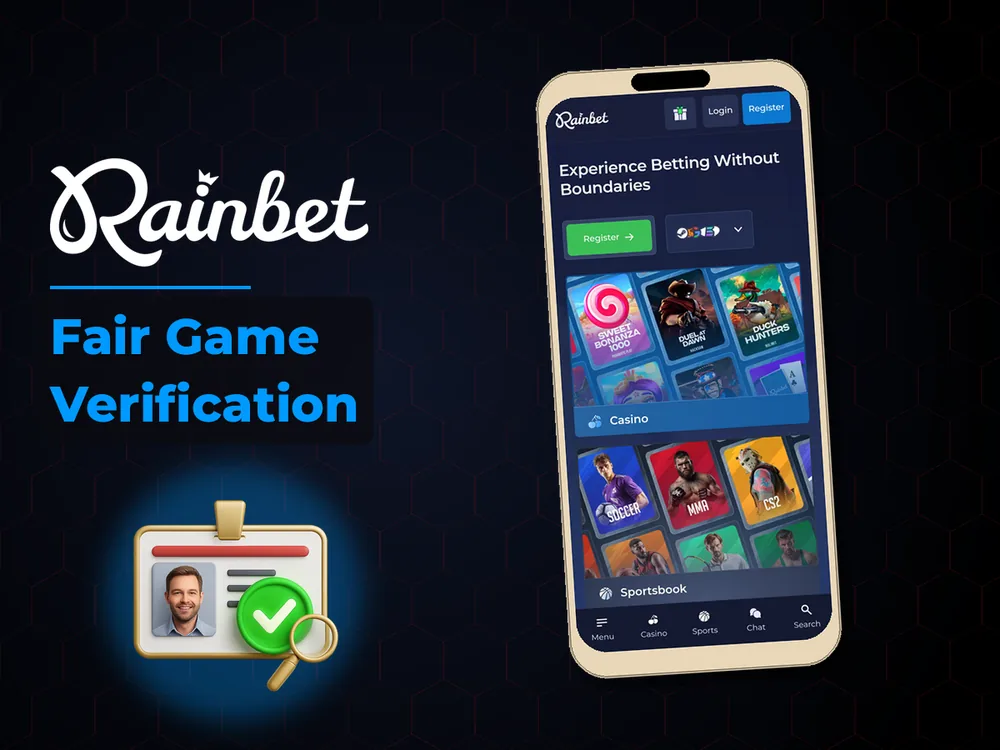 rainbet - Fair Game Verification