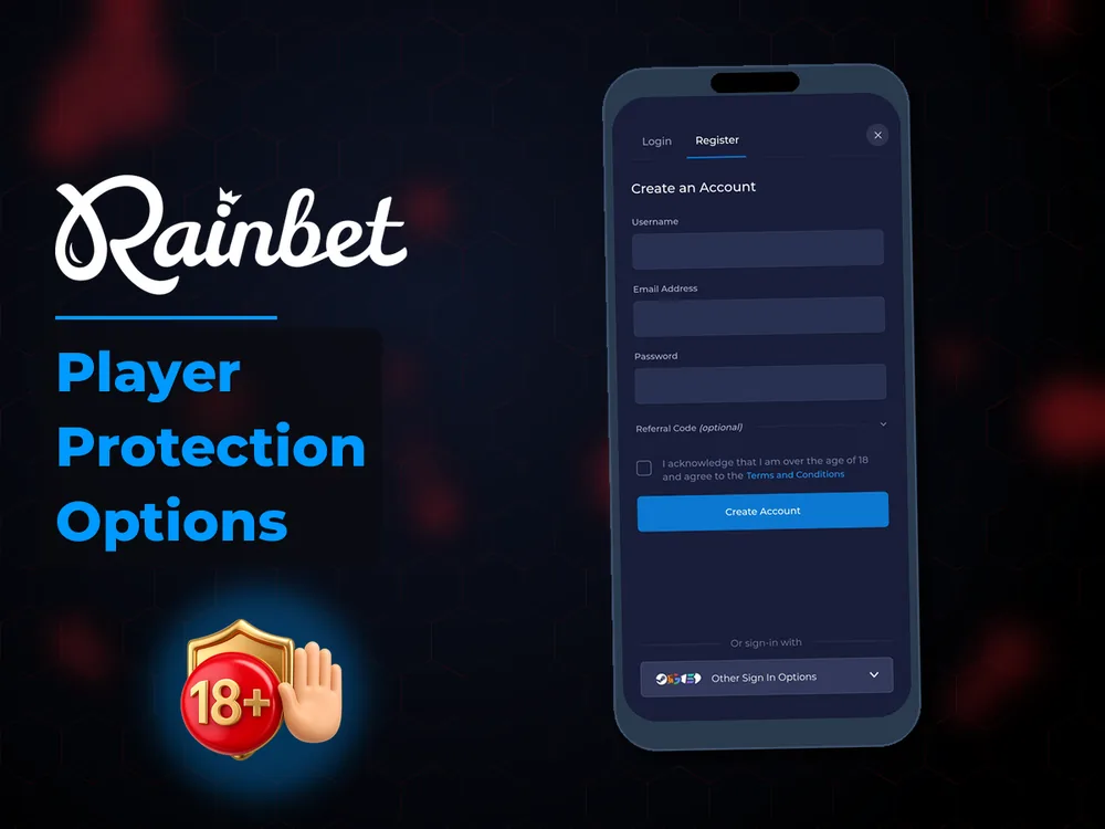 rainbet - Player Protection Options