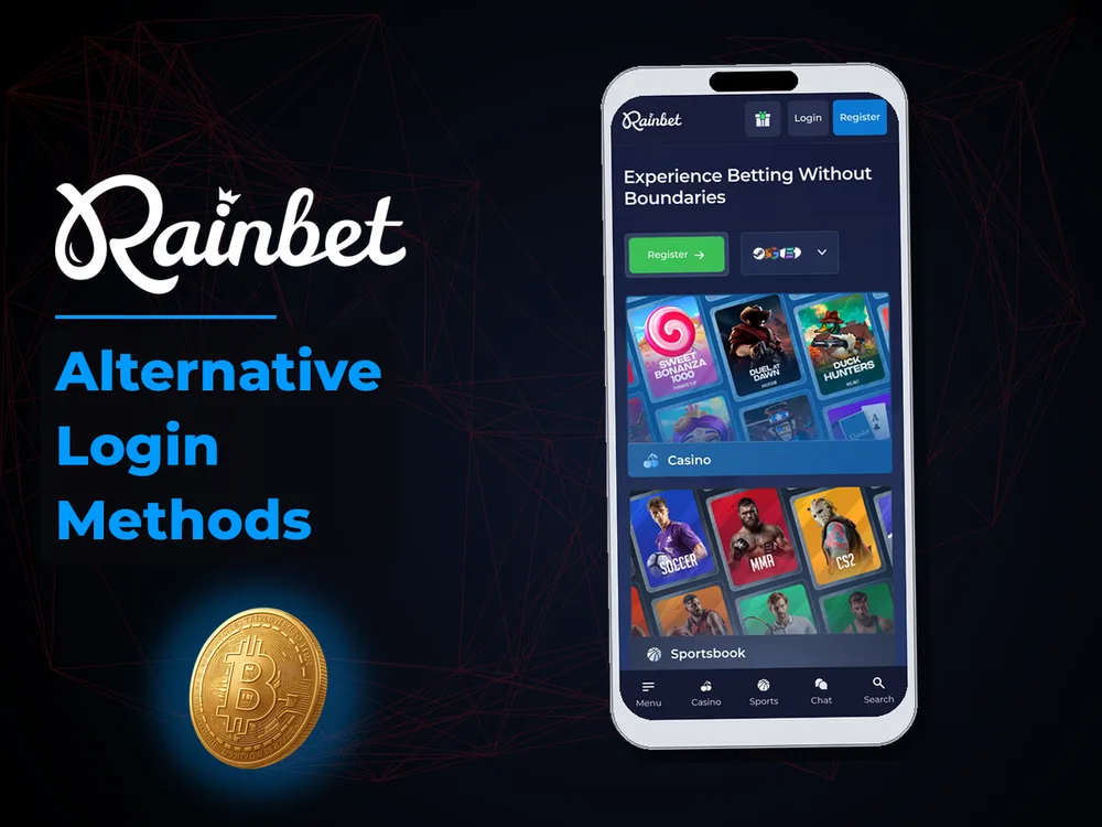 rainbet - Alternative Login Methods