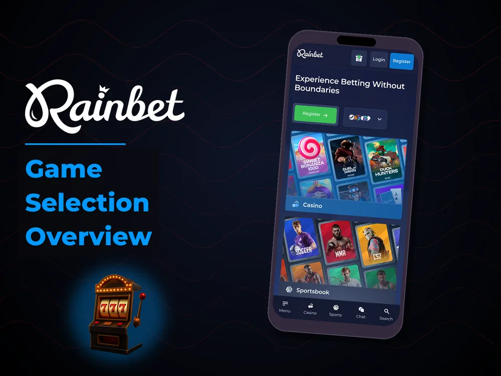 rainbet - Game Selection Overview