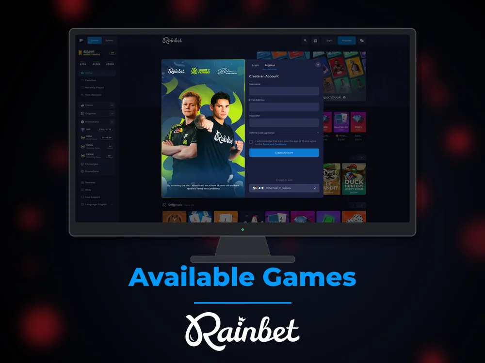 rainbet - Available Games