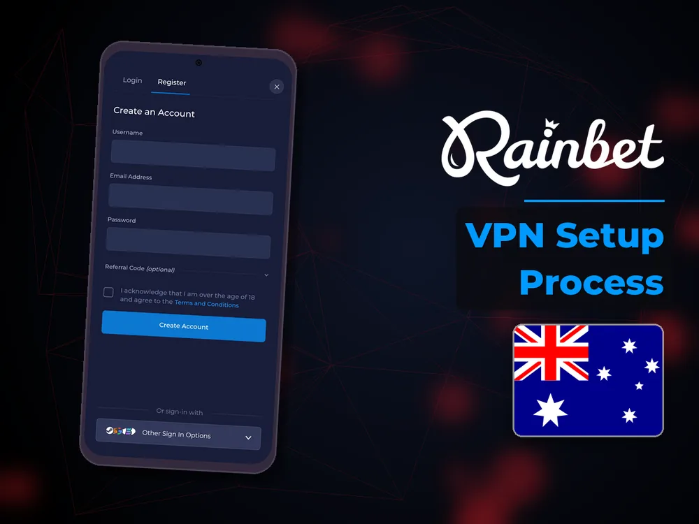 rainbet - VPN Setup Process