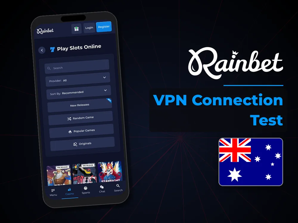 rainbet - VPN Connection Test