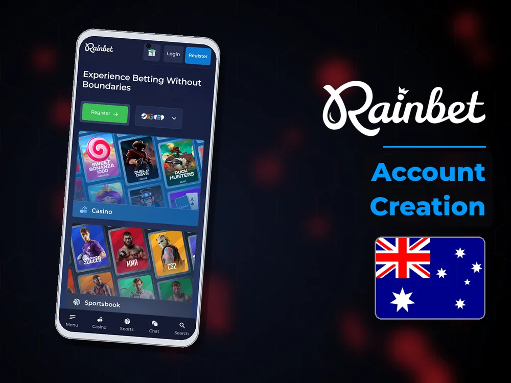 rainbet - Account Creation